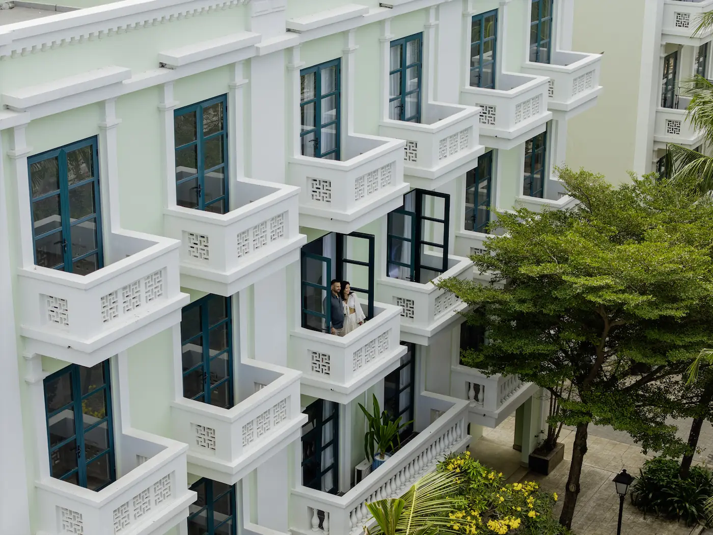 Balcons de la façade